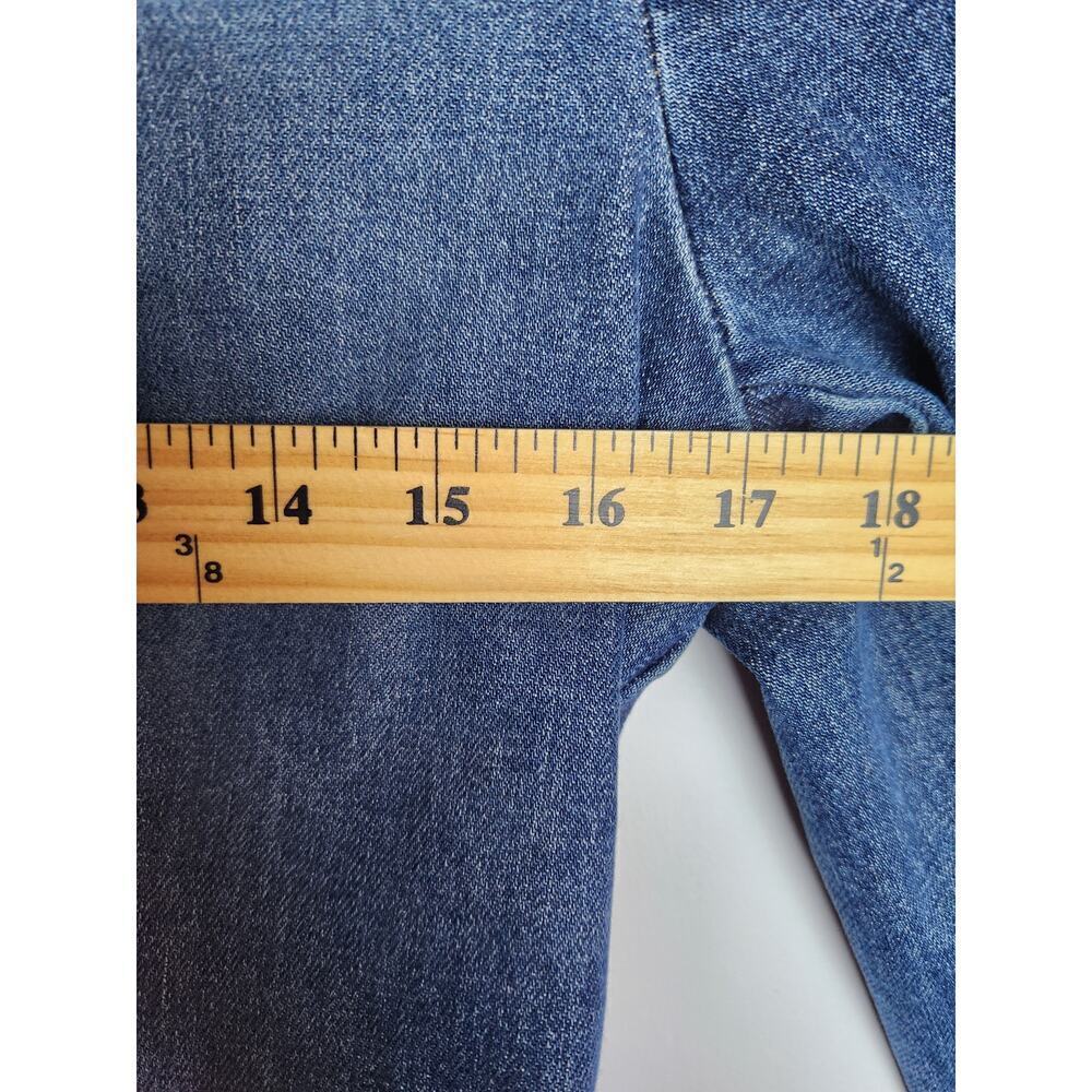 GAP Vintage Jean Jacket sz S gathered waist Y2K retro style preppy boho classic - Picture 5 of 6